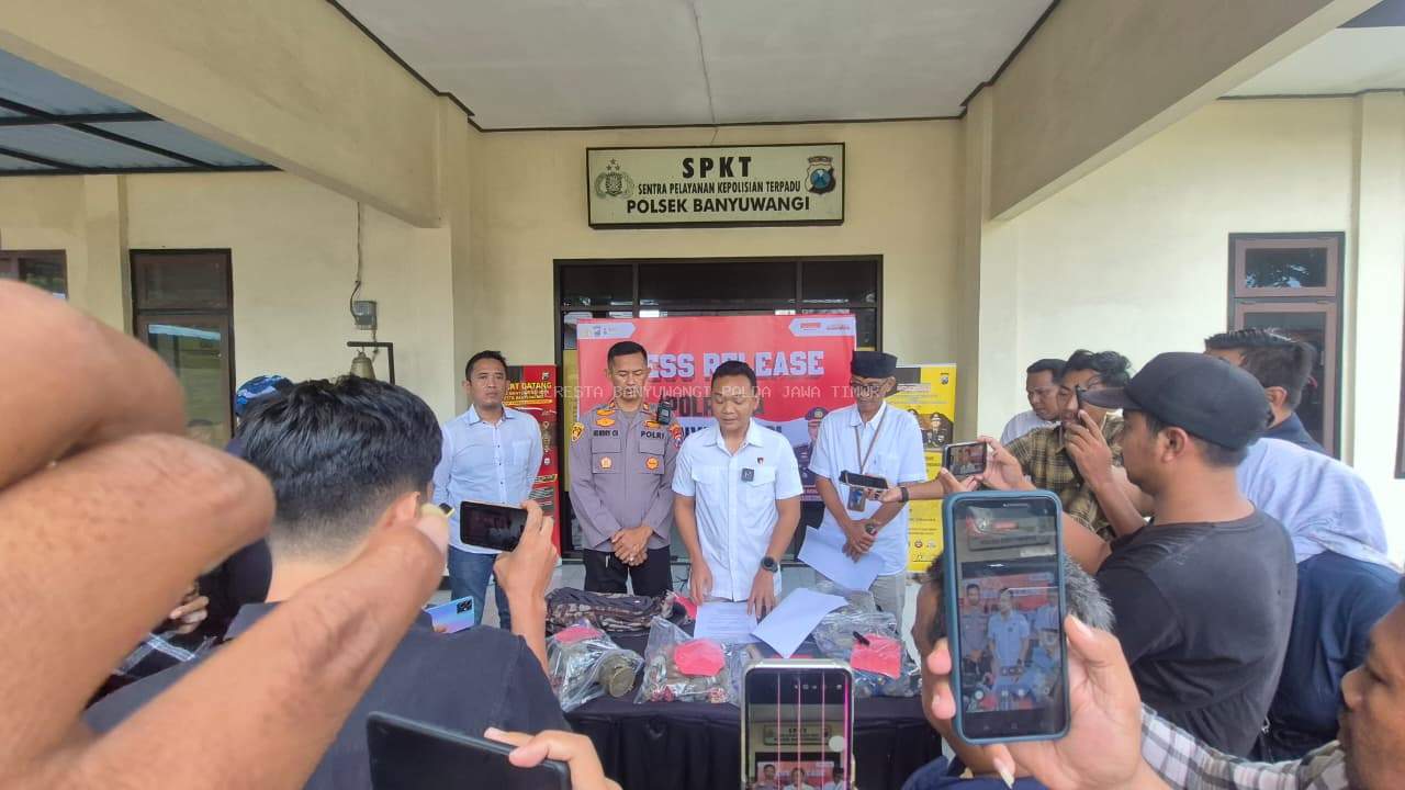 Sikat Habis! Polresta Banyuwangi Tangkap Eksekutor Pencuri Meteran Air, Buru Sindikat Lainnya